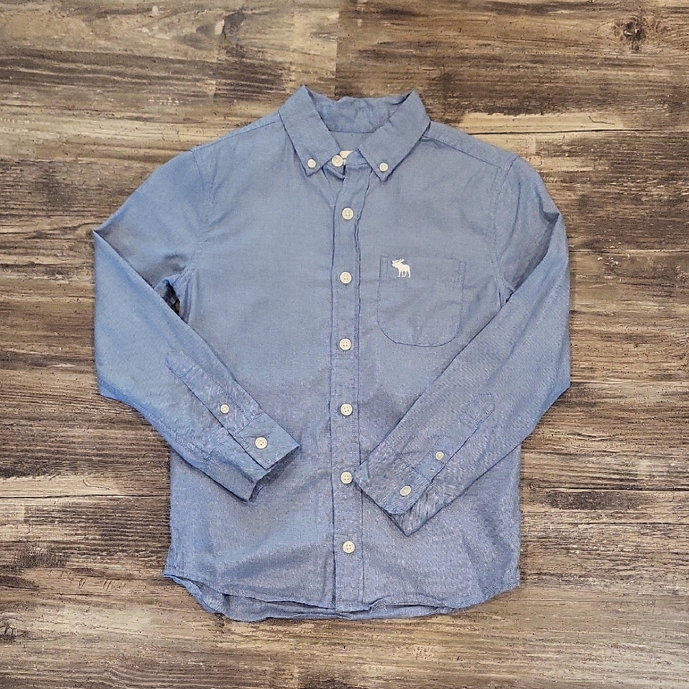 Abercrombie Kids Light Blue Casual Button Down Shirt